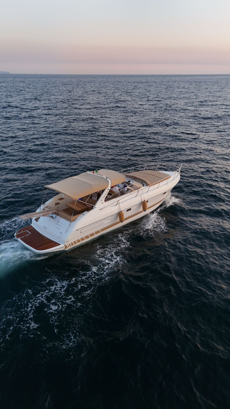 Airon 43 cruising at sunset