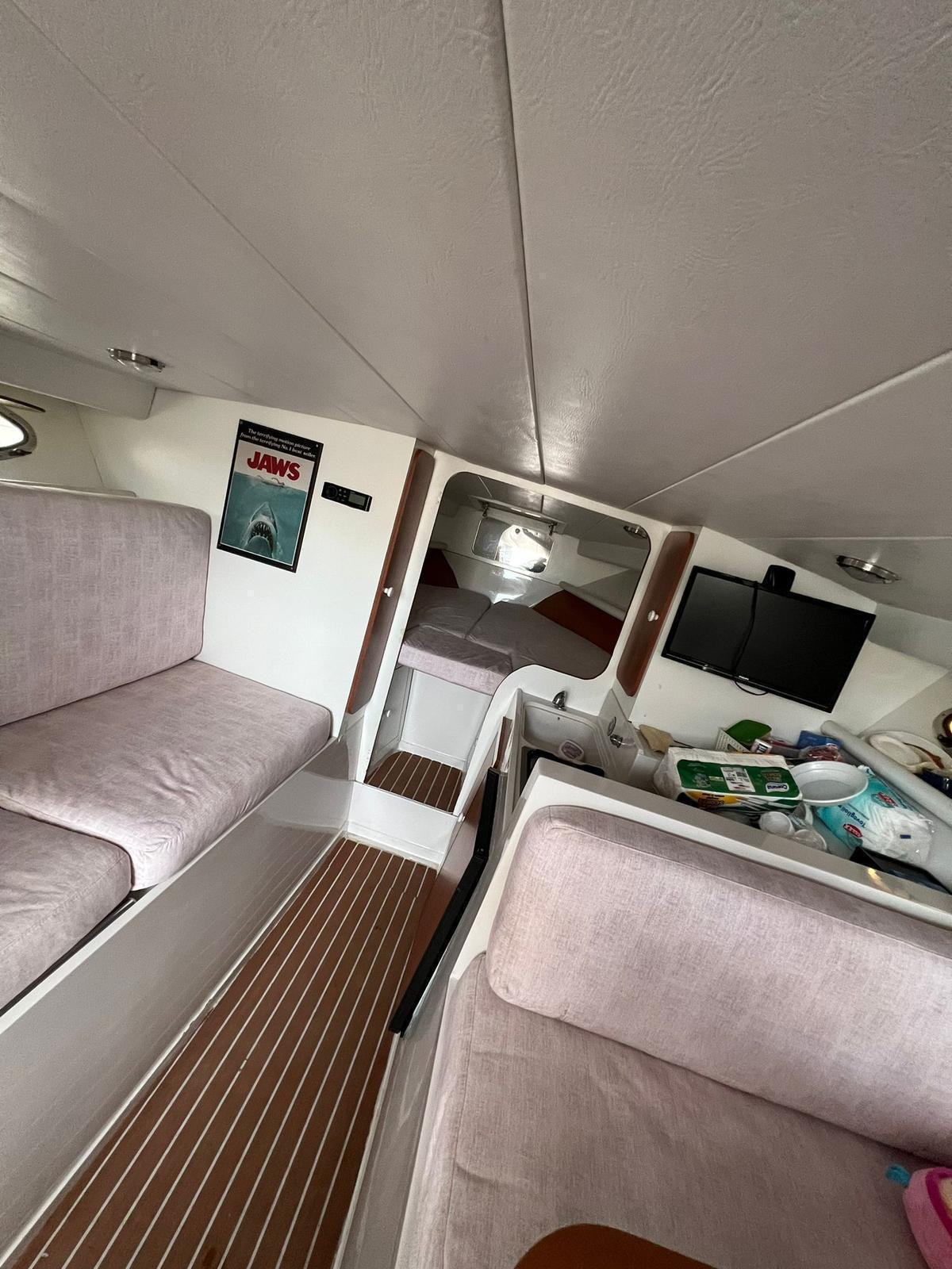 Tornado 38 interior dinette