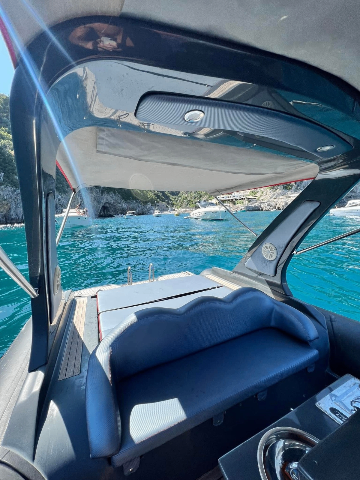 Cristian Marine 9mt aft seating area